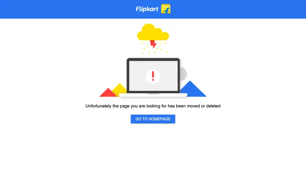 Flipkart App website homepage screenshot