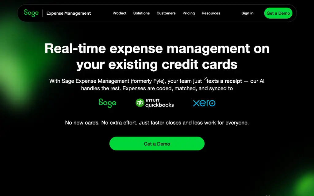 Fyle website homepage screenshot