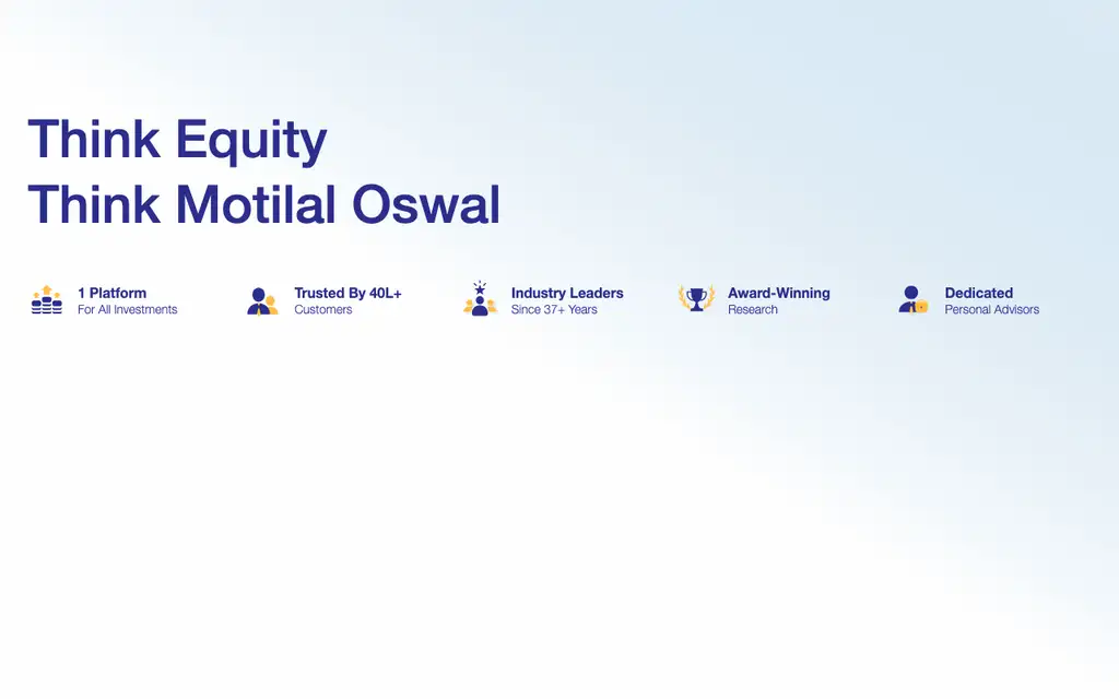 Motilal Oswal website homepage screenshot